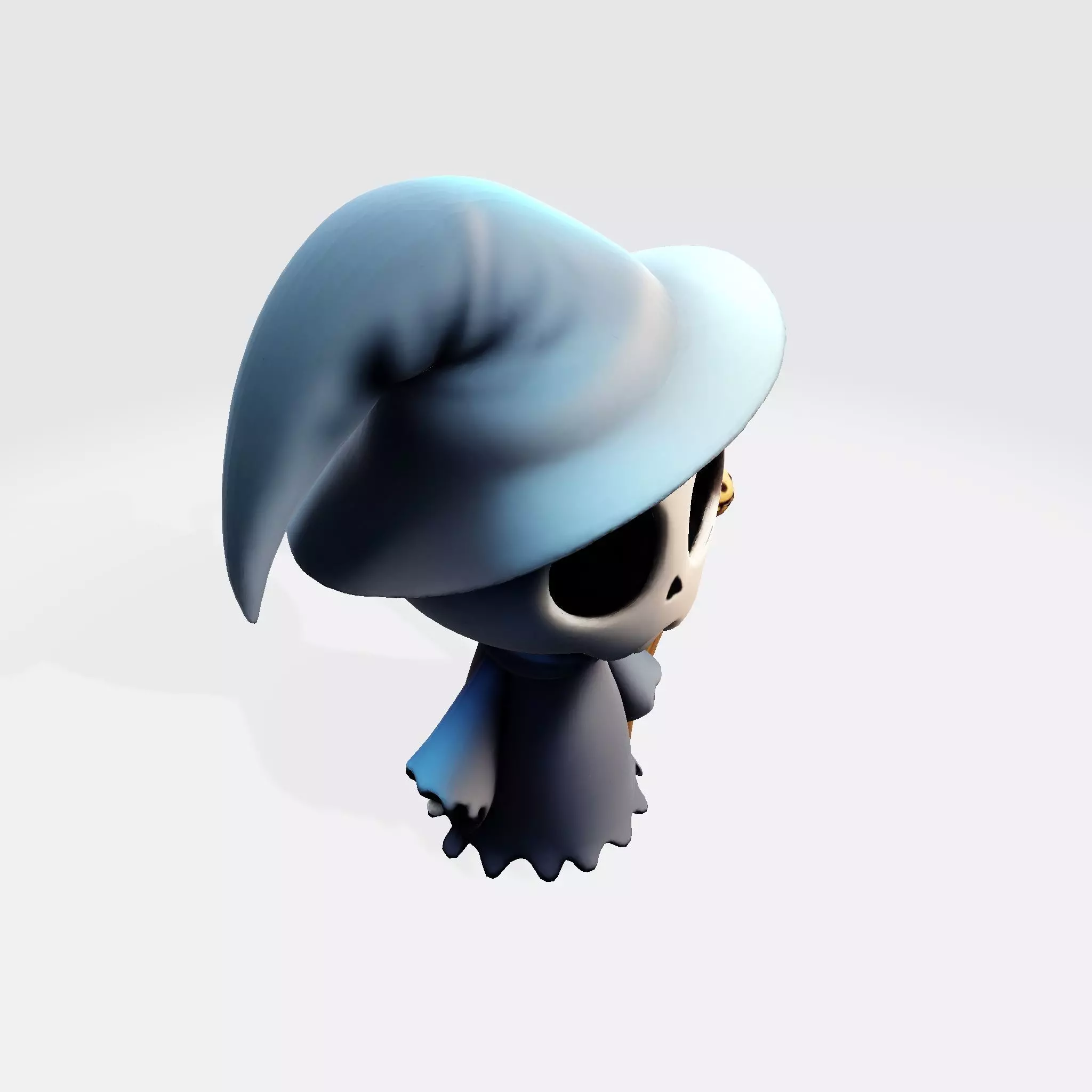 Pumpkin Reaper LowPoly Halloween 3D Print Model 3D print model_4