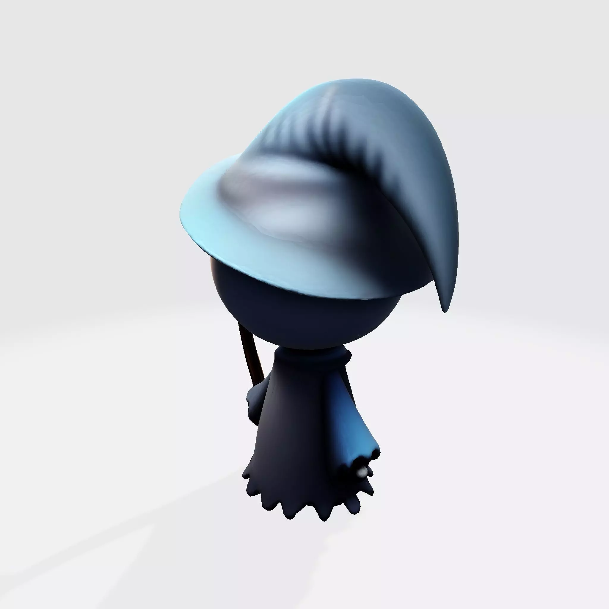 Pumpkin Reaper LowPoly Halloween 3D Print Model 3D print model_20