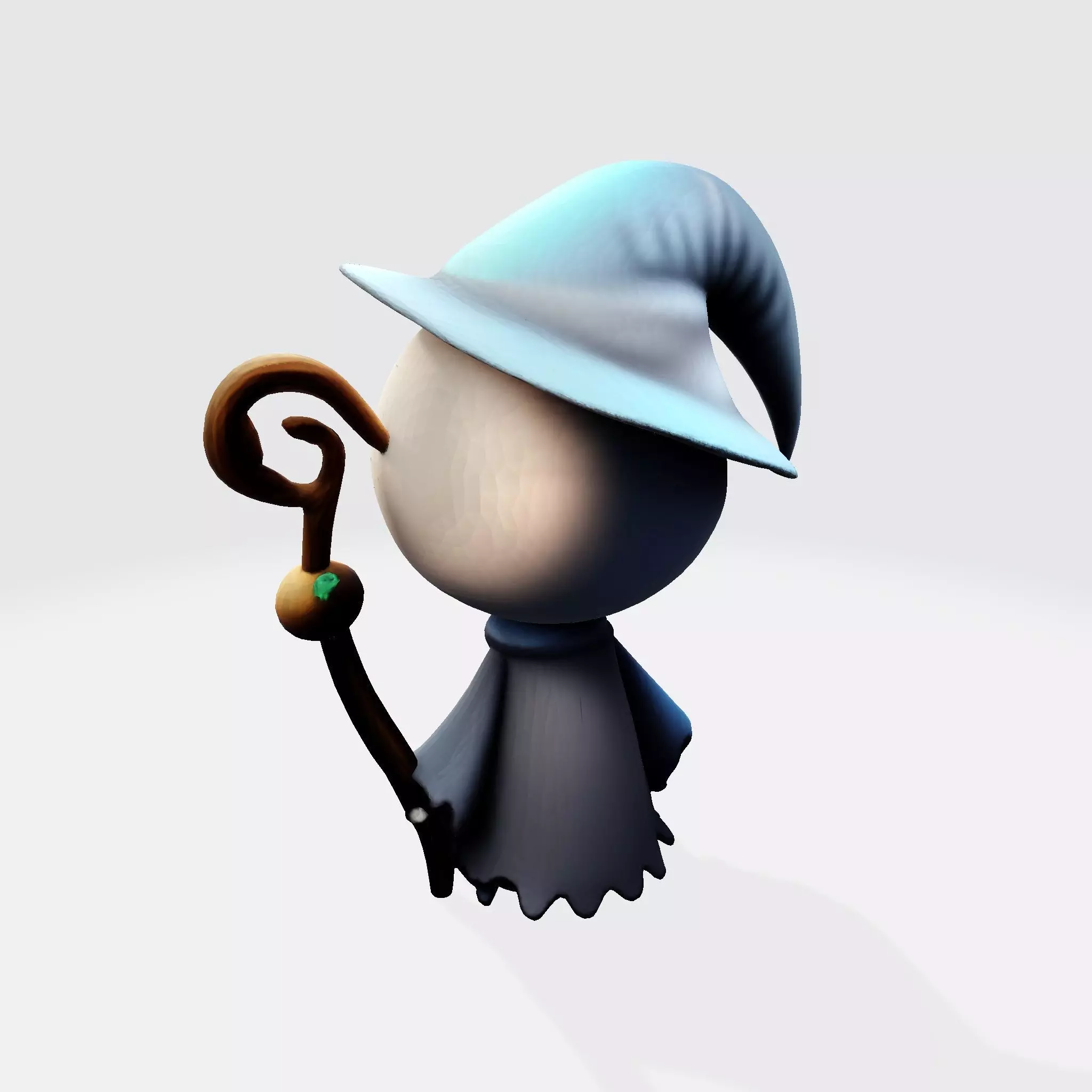 Pumpkin Reaper LowPoly Halloween 3D Print Model 3D print model_17