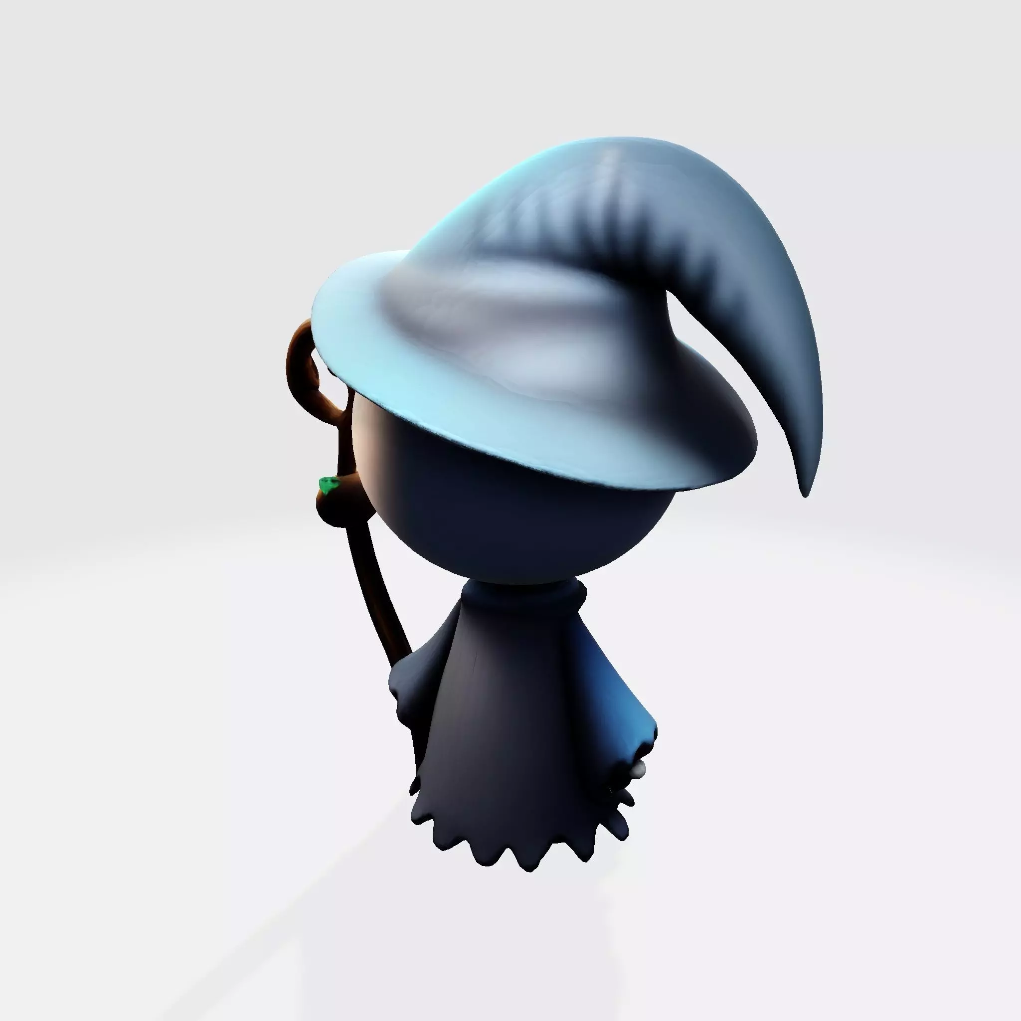 Pumpkin Reaper LowPoly Halloween 3D Print Model 3D print model_19