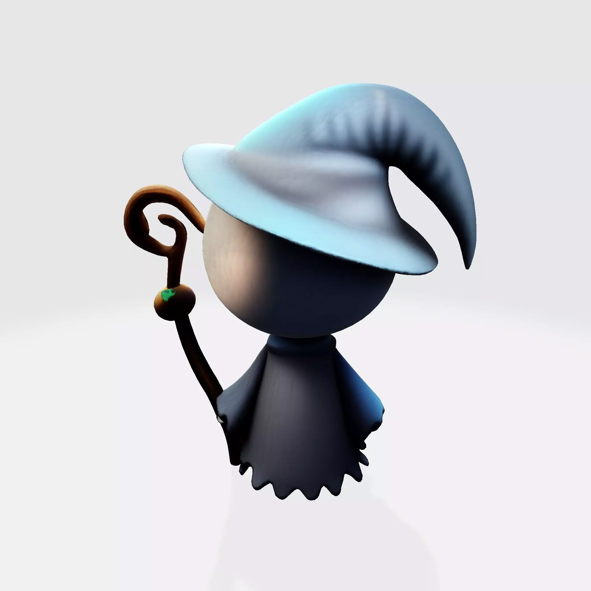 Pumpkin Reaper LowPoly Halloween 3D Print Model 3D print model_18