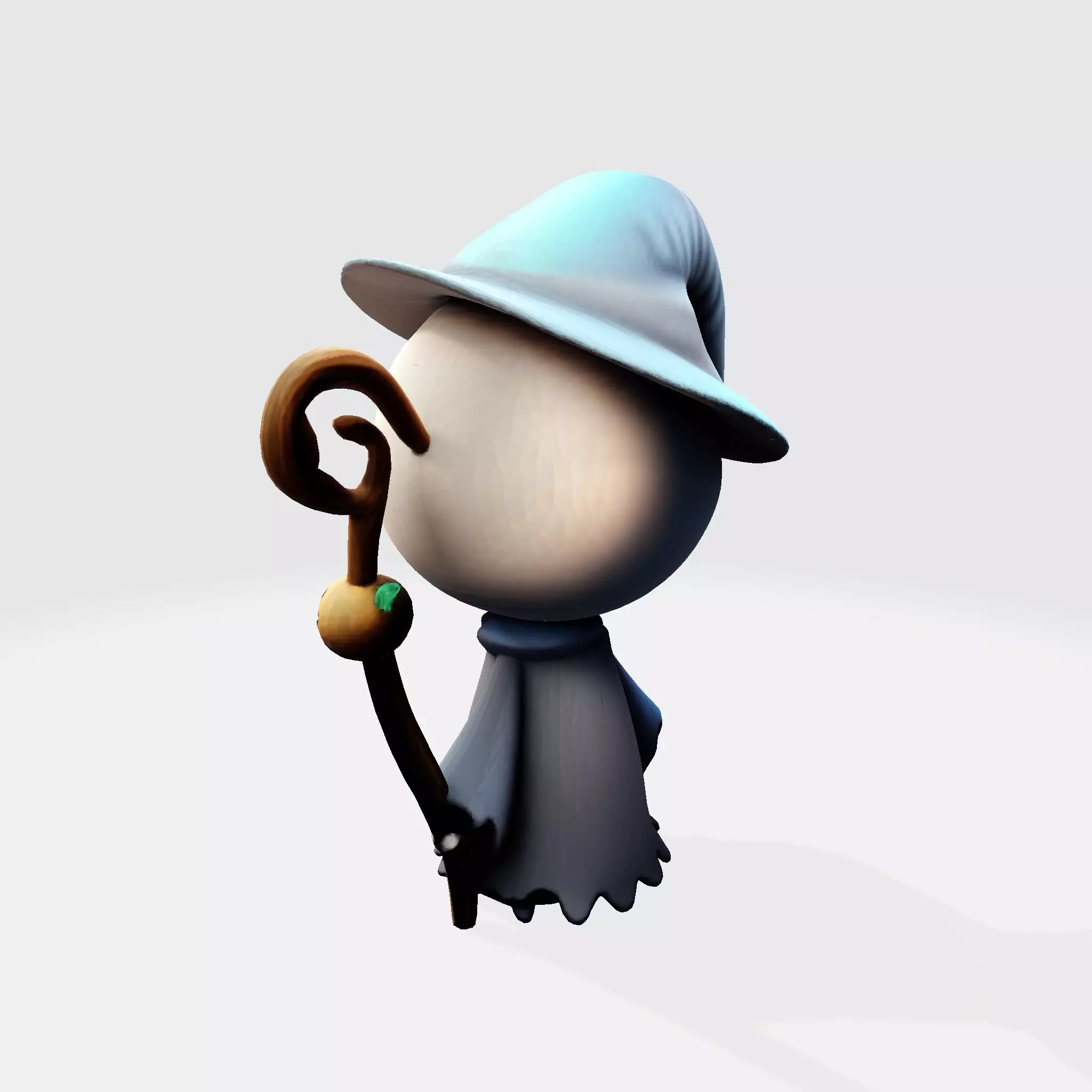 Pumpkin Reaper LowPoly Halloween 3D Print Model 3D print model_16