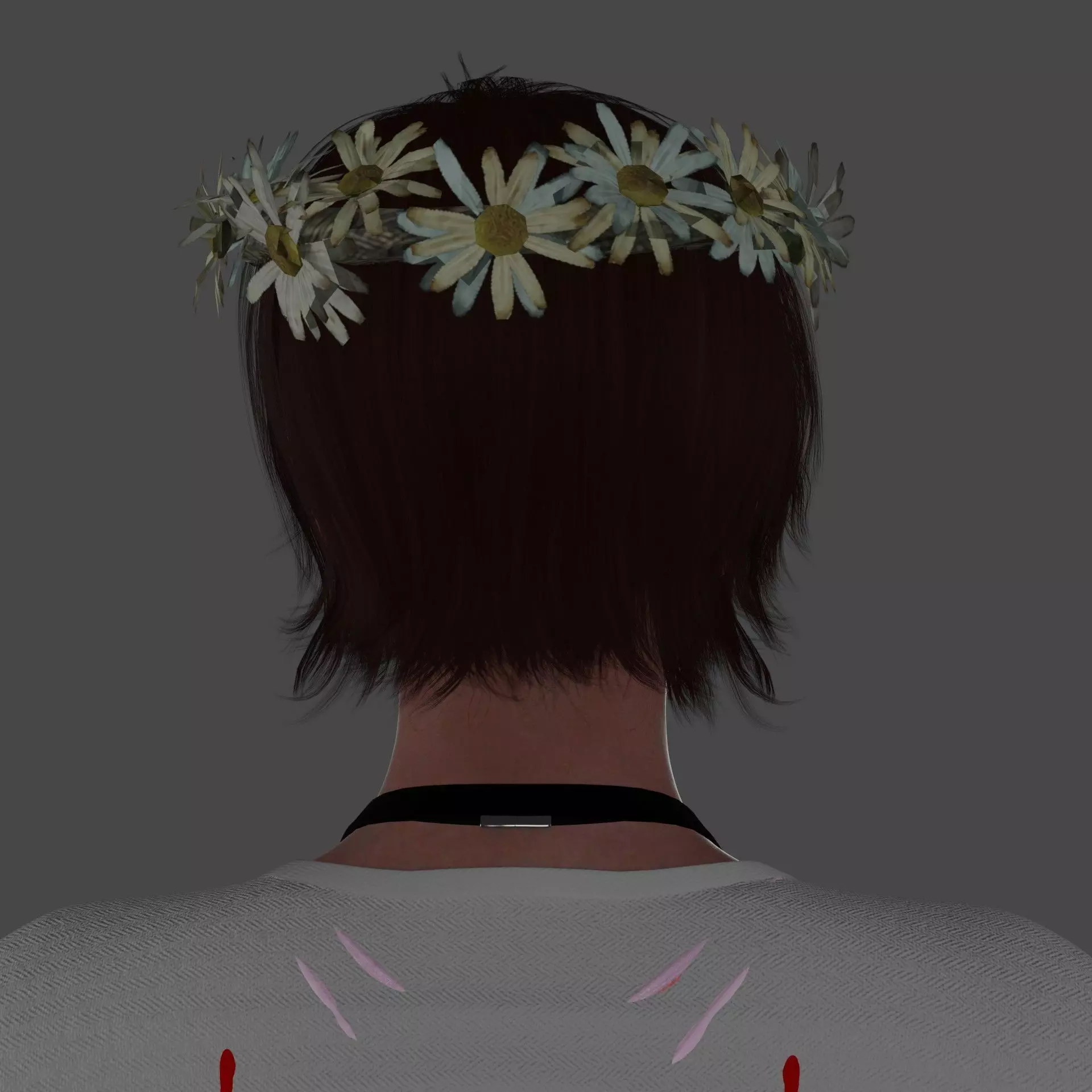 Olivia David Low-poly 3D model_7