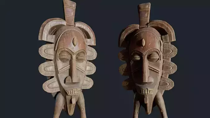 African Decor Mask 9
