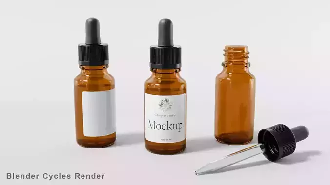 Dropper Bottle Mockup