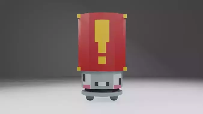 Chance Kin Low Polly Model Free low-poly 3D model