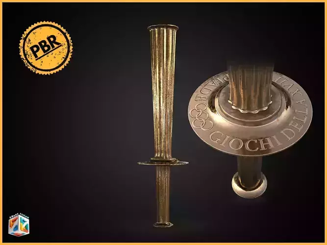 Rome 1960 Italy Olympic torch flame