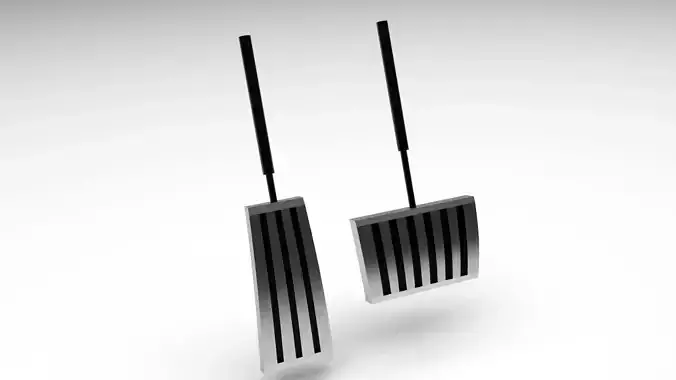 Car Pedals 3D model