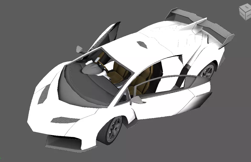 Car pack  Low-poly 3D model_47