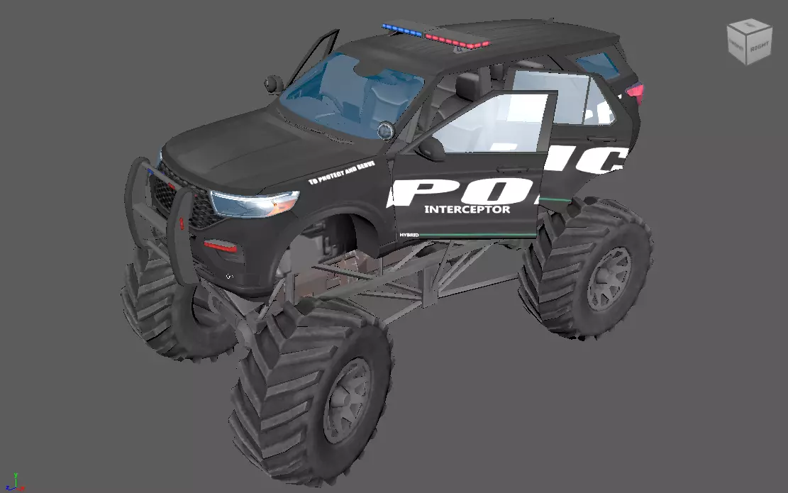 Car pack  Low-poly 3D model_29