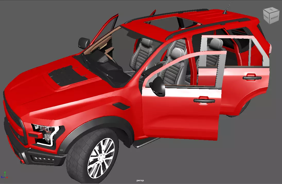 Car pack  Low-poly 3D model_66