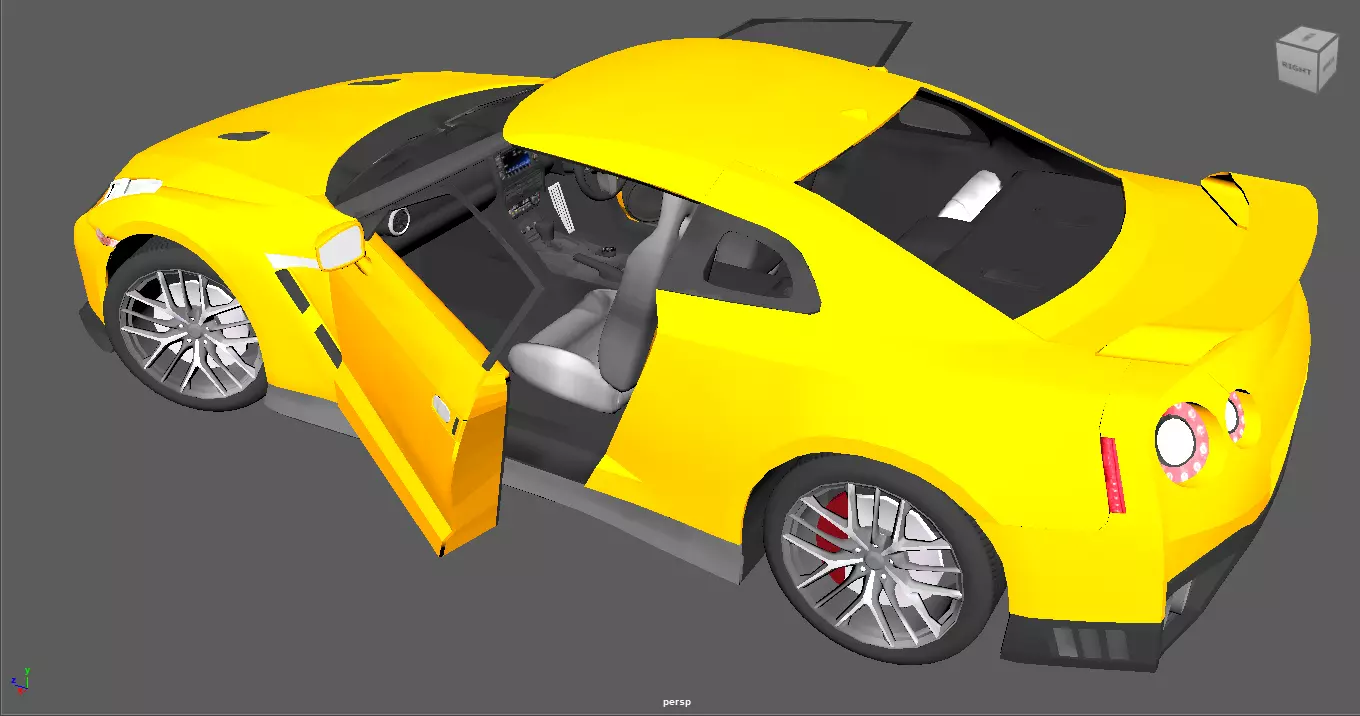 Car pack  Low-poly 3D model_54