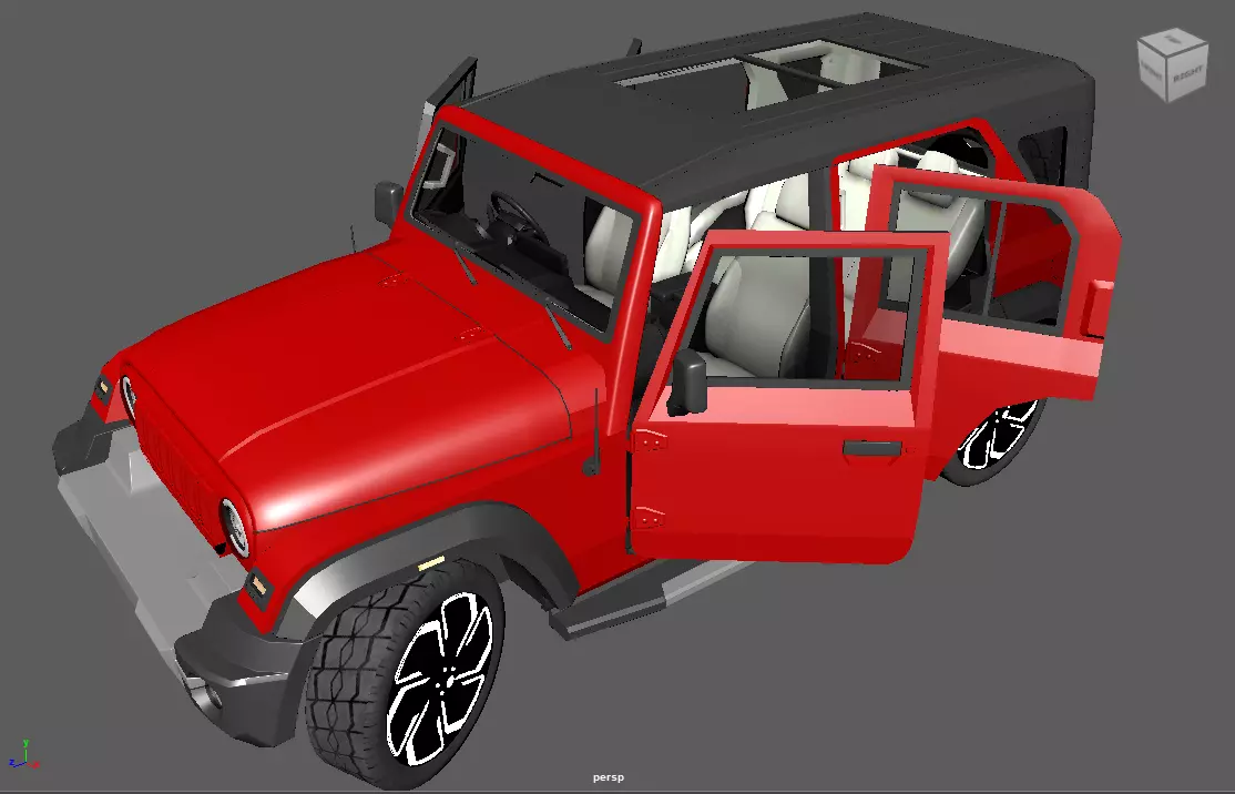 Car pack  Low-poly 3D model_6