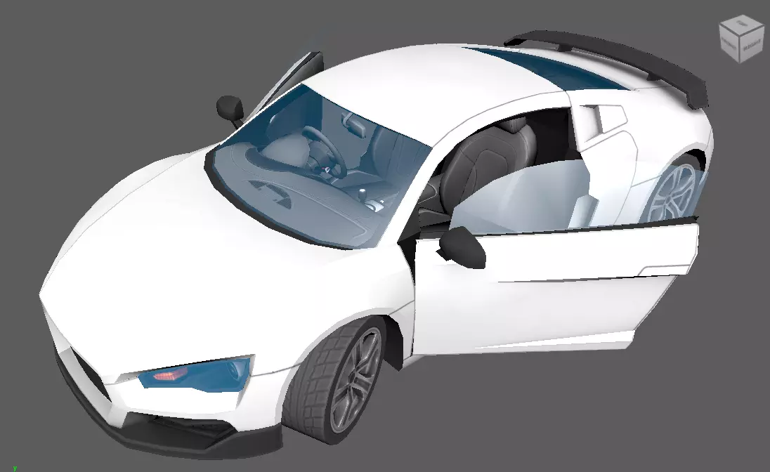 Car pack  Low-poly 3D model_61