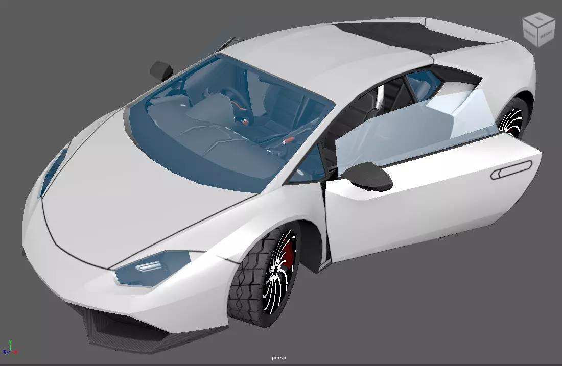 Car pack  Low-poly 3D model_32