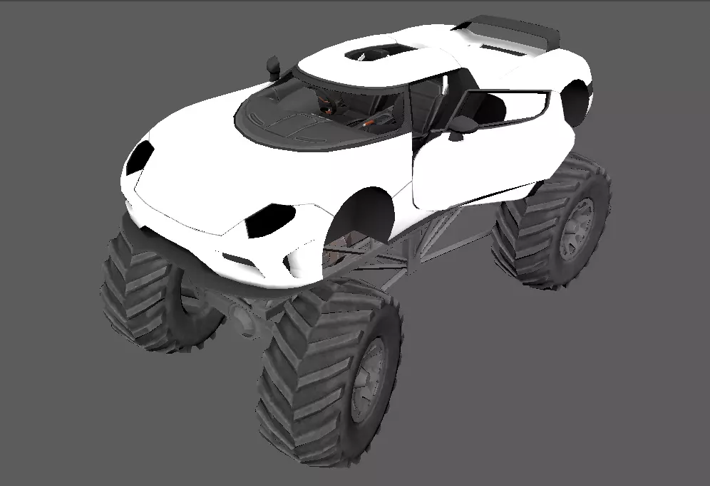 Car pack  Low-poly 3D model_44