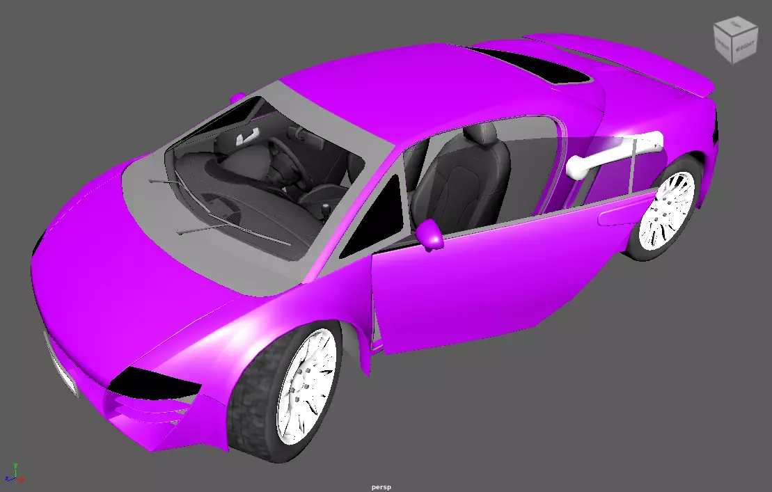 Car pack  Low-poly 3D model_16