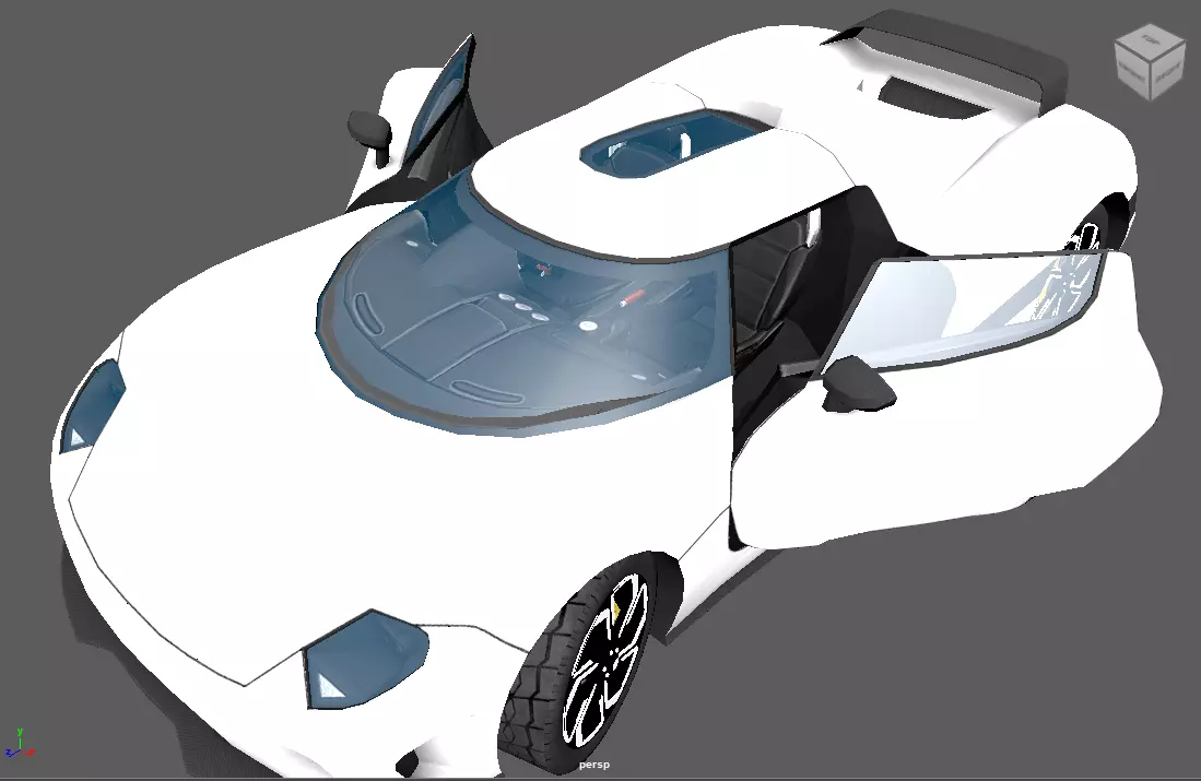 Car pack  Low-poly 3D model_43