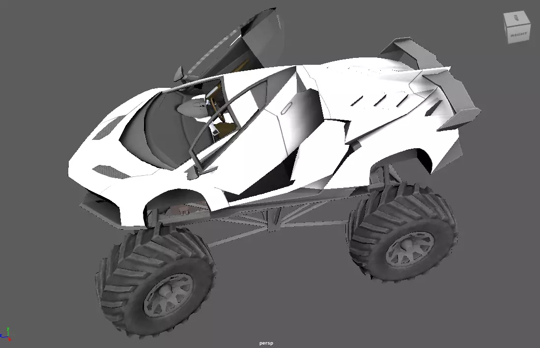Car pack  Low-poly 3D model_46