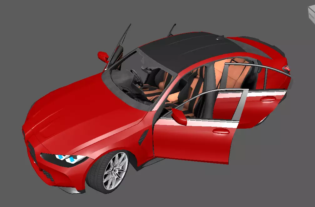 Car pack  Low-poly 3D model_52