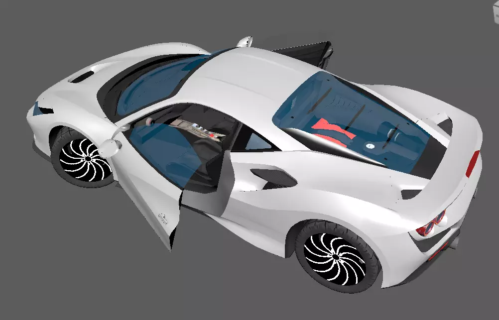 Car pack  Low-poly 3D model_49