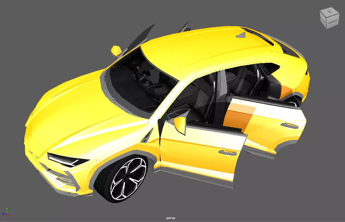 Car pack  Low-poly 3D model_4