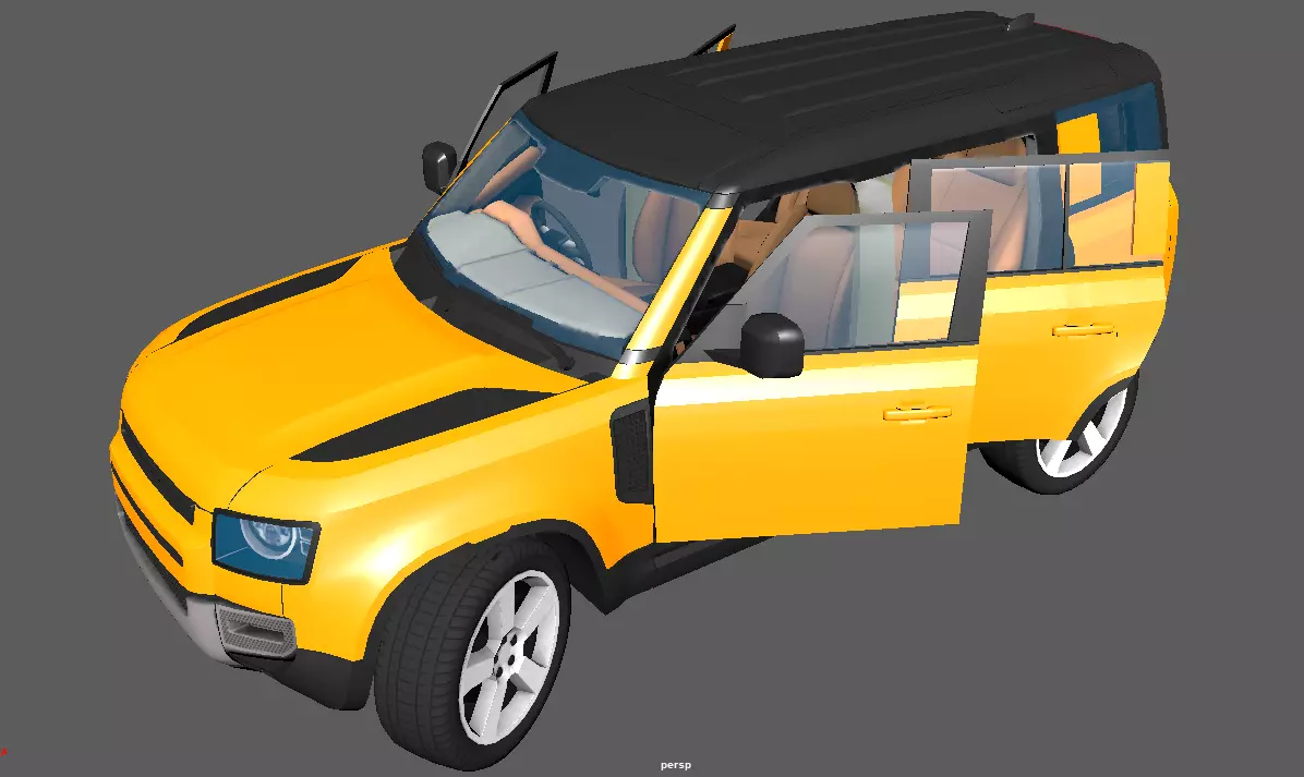 Car pack  Low-poly 3D model_70