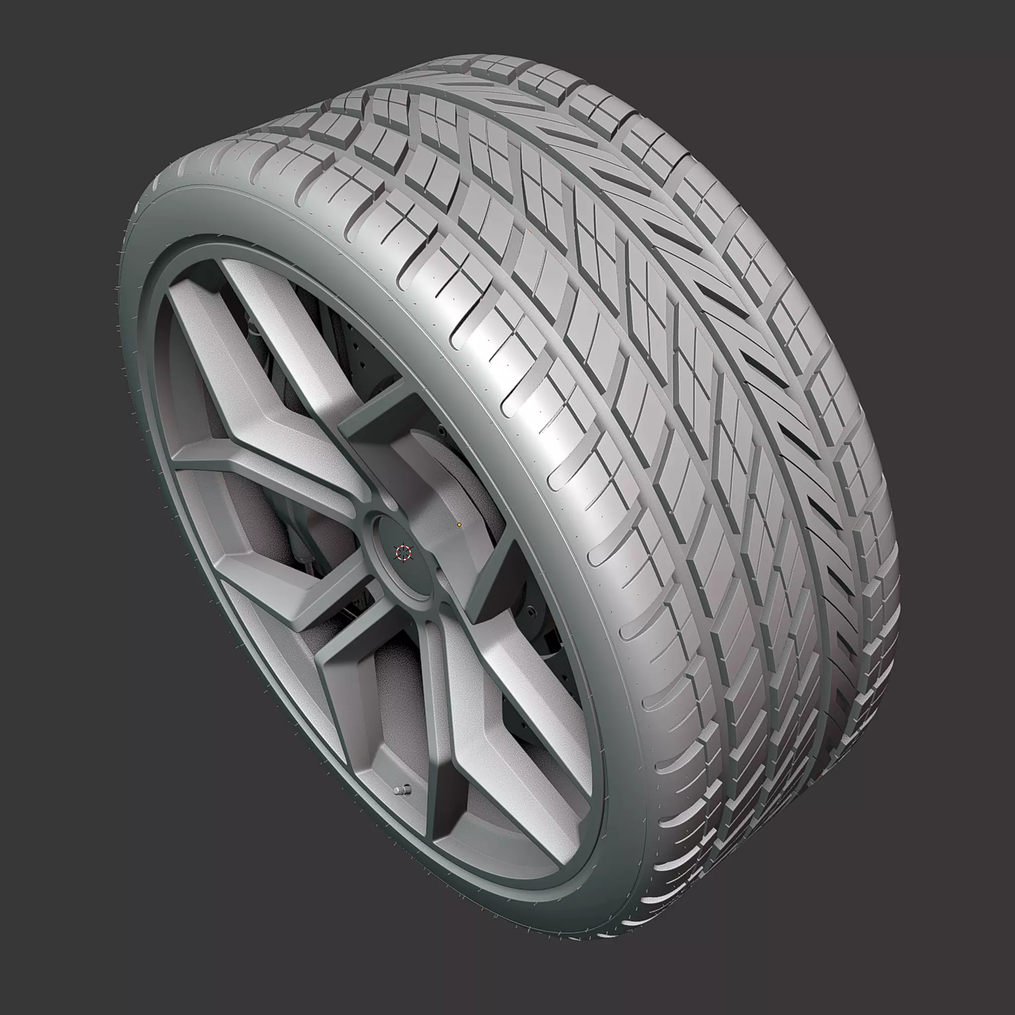 rubber tire 3D model_6