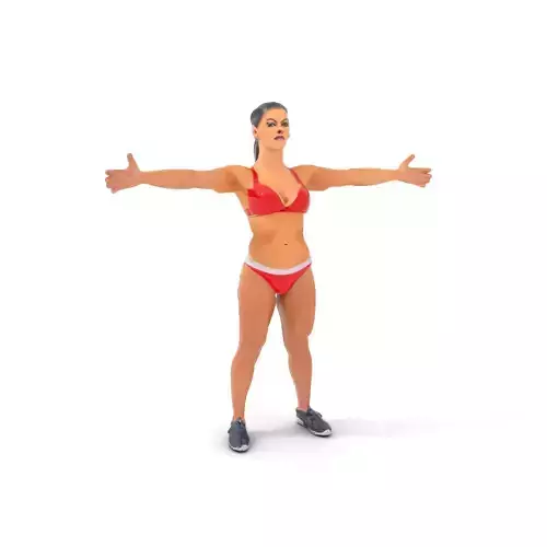 Dynamic Fitness Figure model pack Low-poly 3D model Dynamic Fitness Figure model pack Low-poly 3D model
