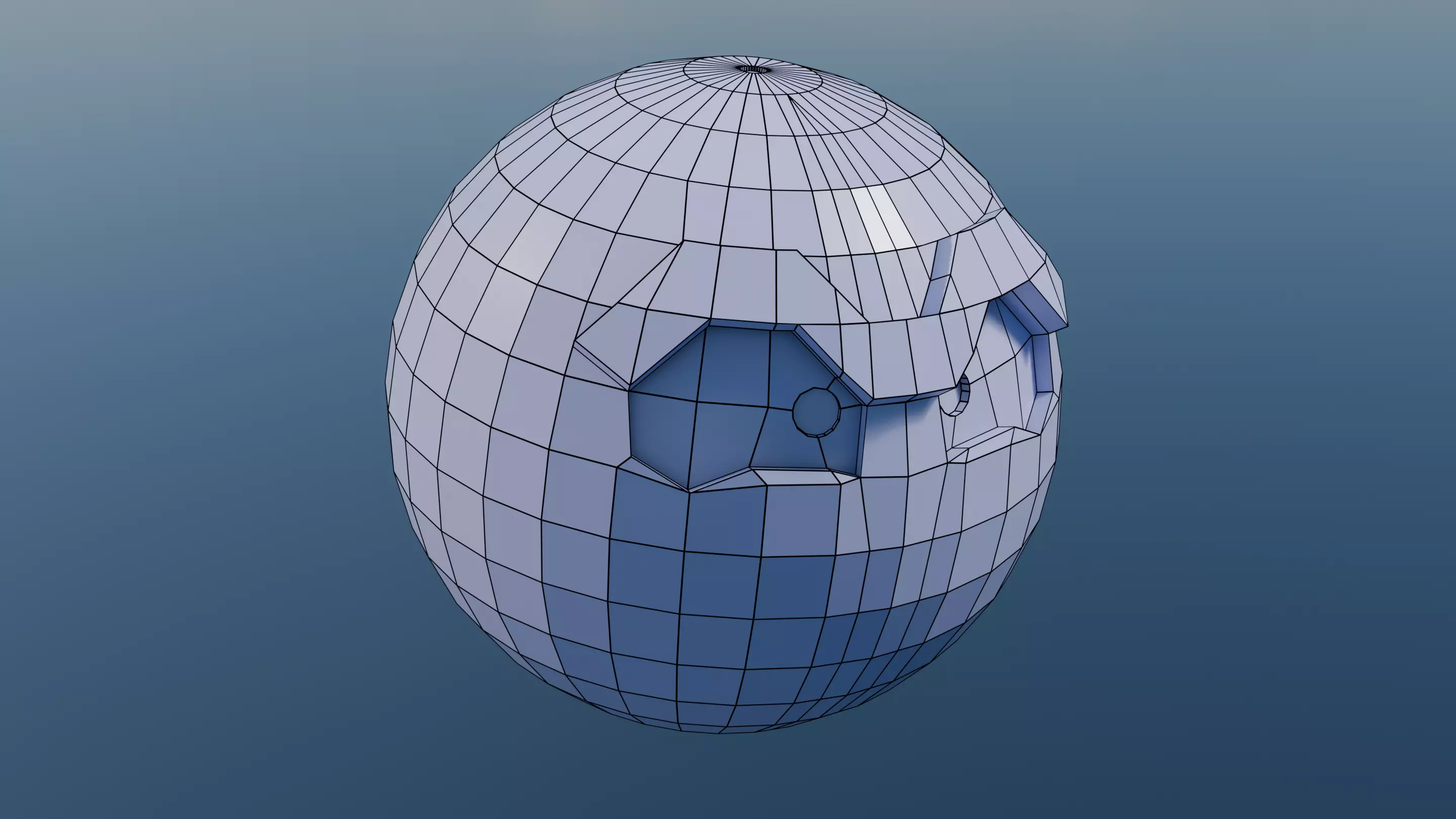 Pokemon Hisuian Voltorb and Shiny version  Low-poly 3D model_4