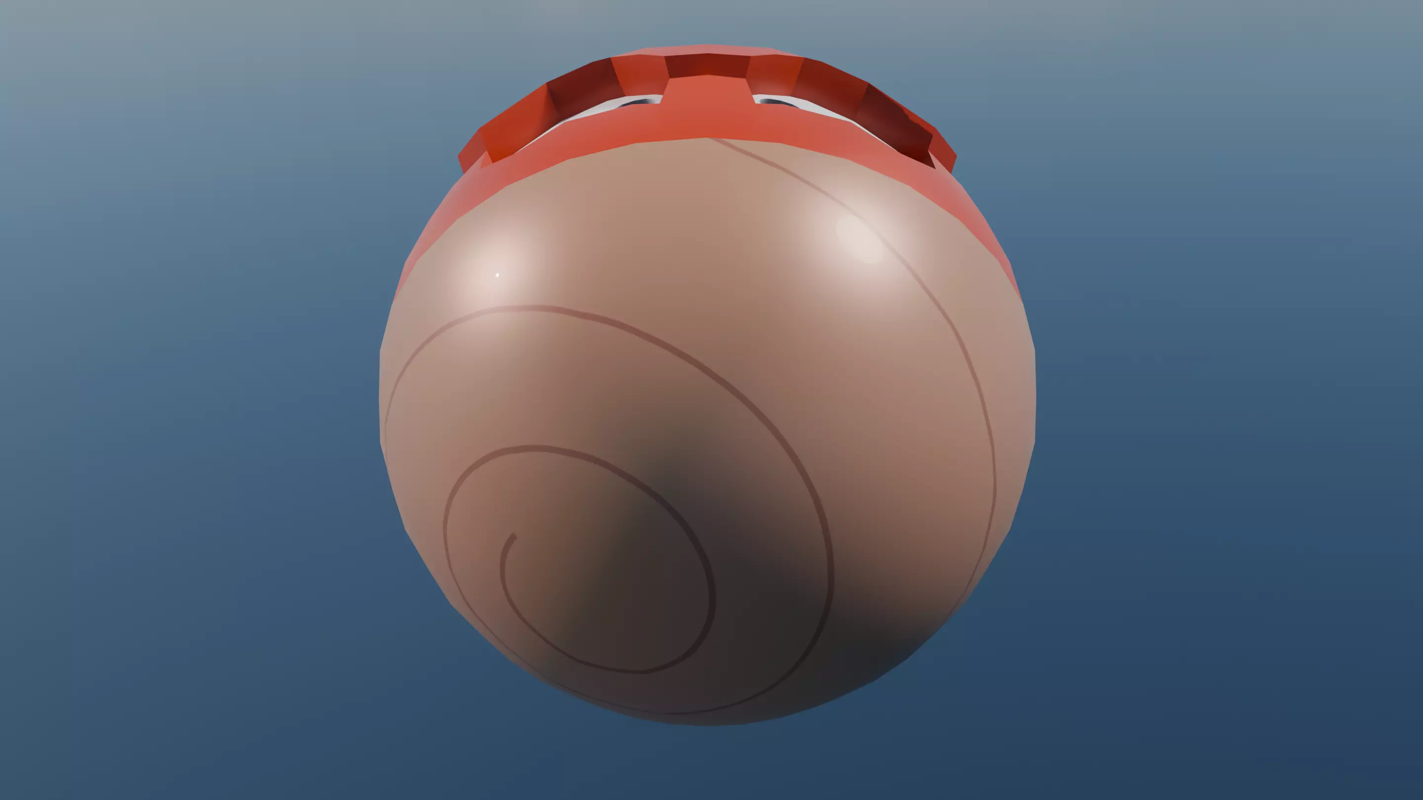 Pokemon Hisuian Voltorb and Shiny version  Low-poly 3D model_9