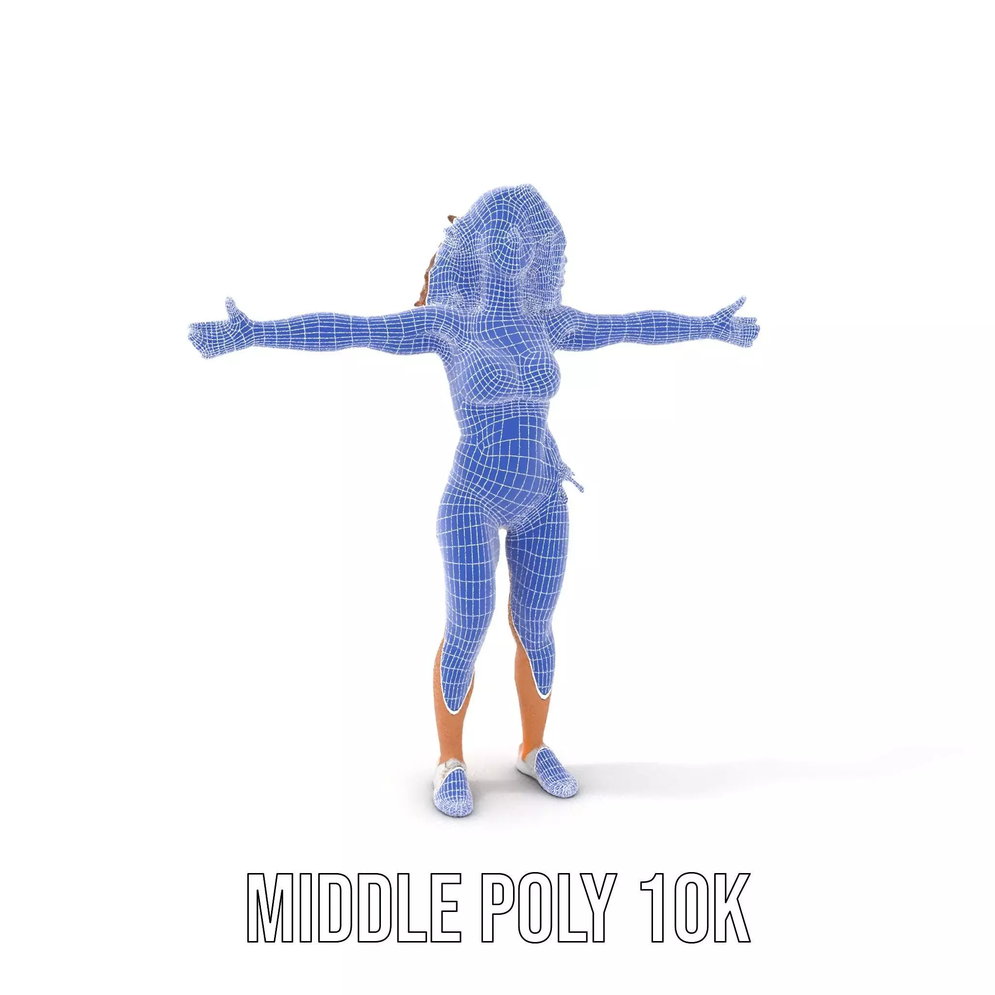 Rainbow Bikini model pack Low-poly 3D model_21