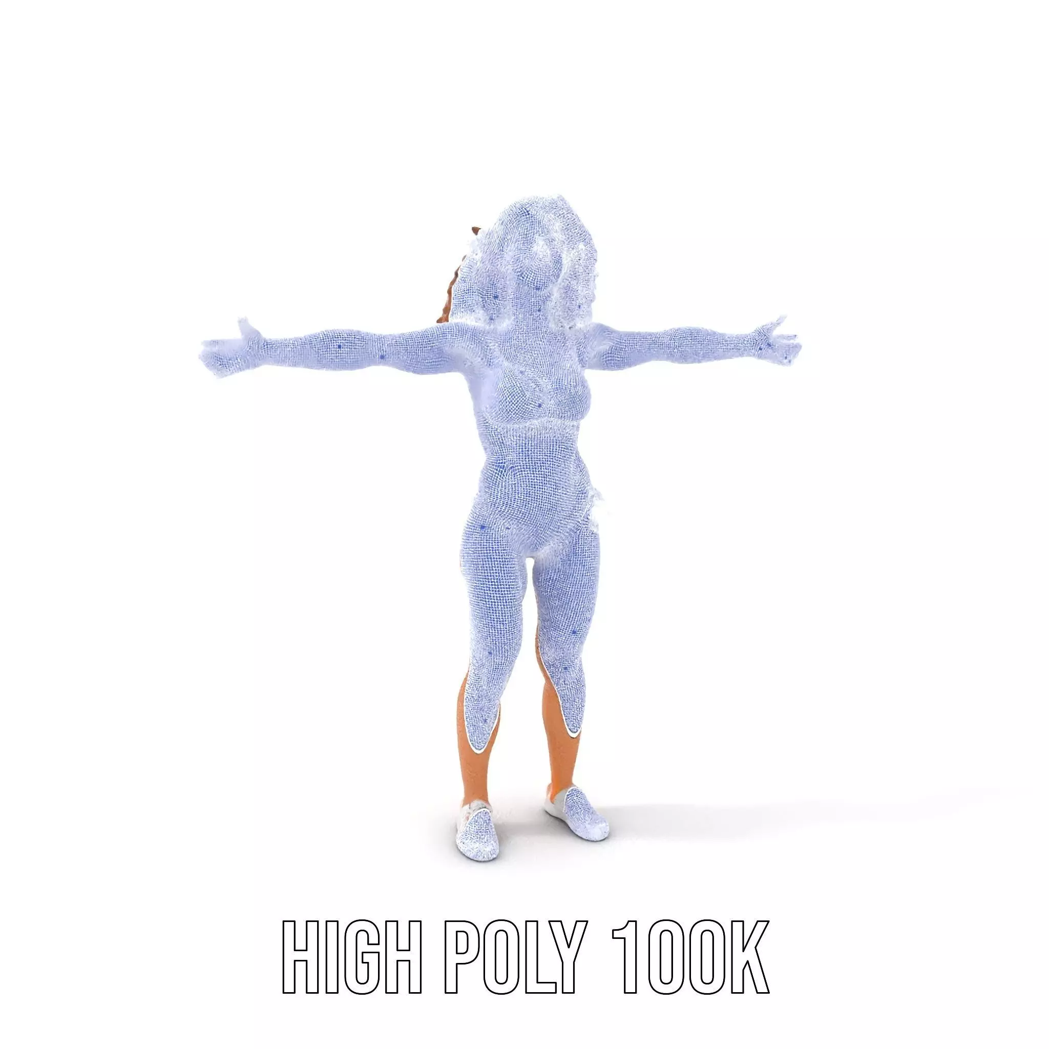 Rainbow Bikini model pack Low-poly 3D model_4