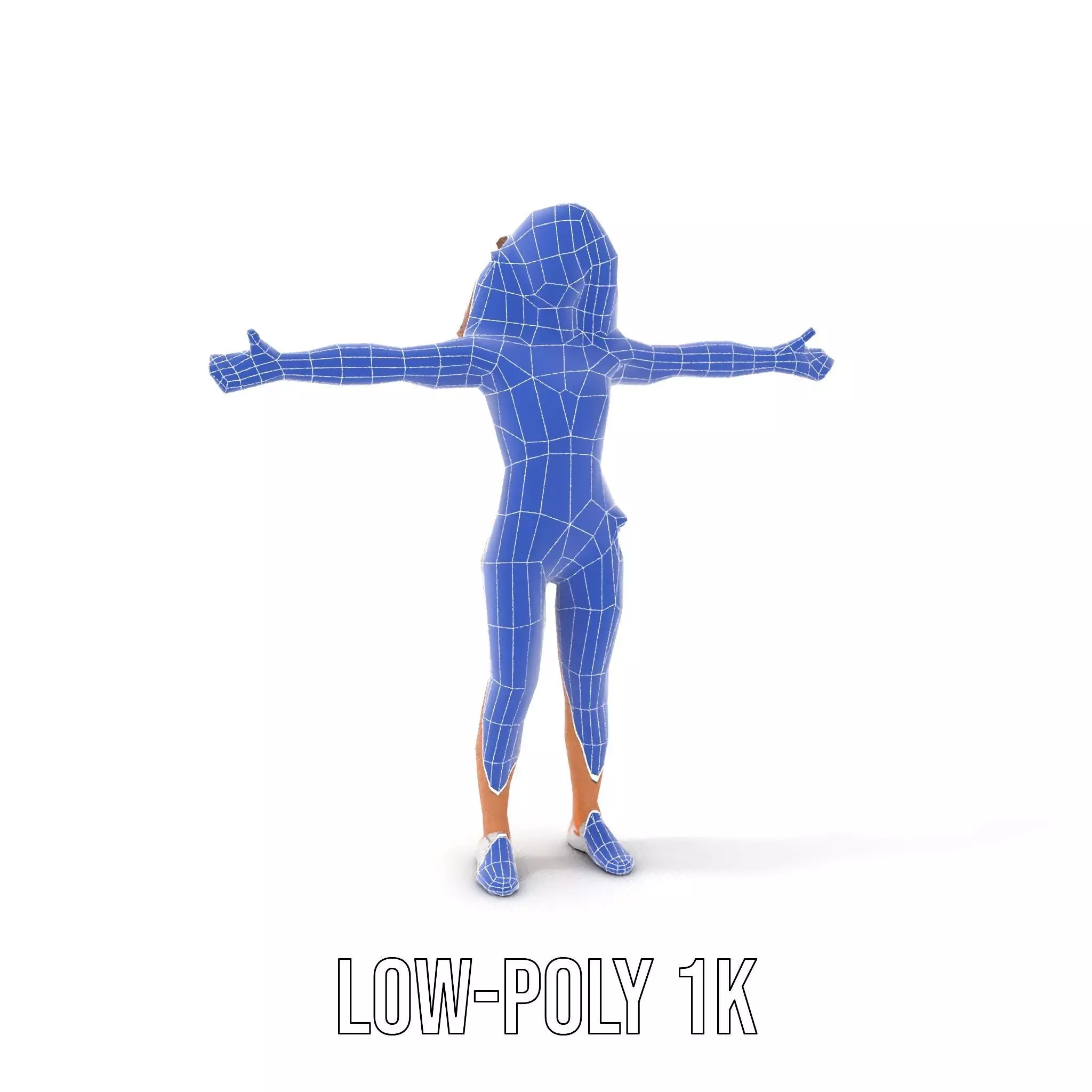 Rainbow Bikini model pack Low-poly 3D model_22