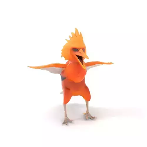 Vibrant Feathered Creature model pack Low-poly 3D model Vibrant Feathered Creature model pack Low-poly 3D model