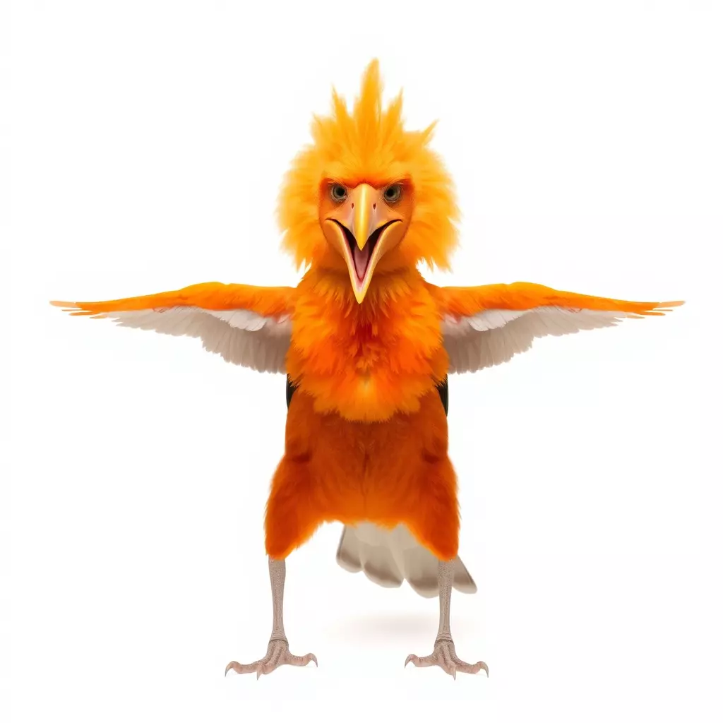 Vibrant Feathered Creature model pack Low-poly 3D model_2
