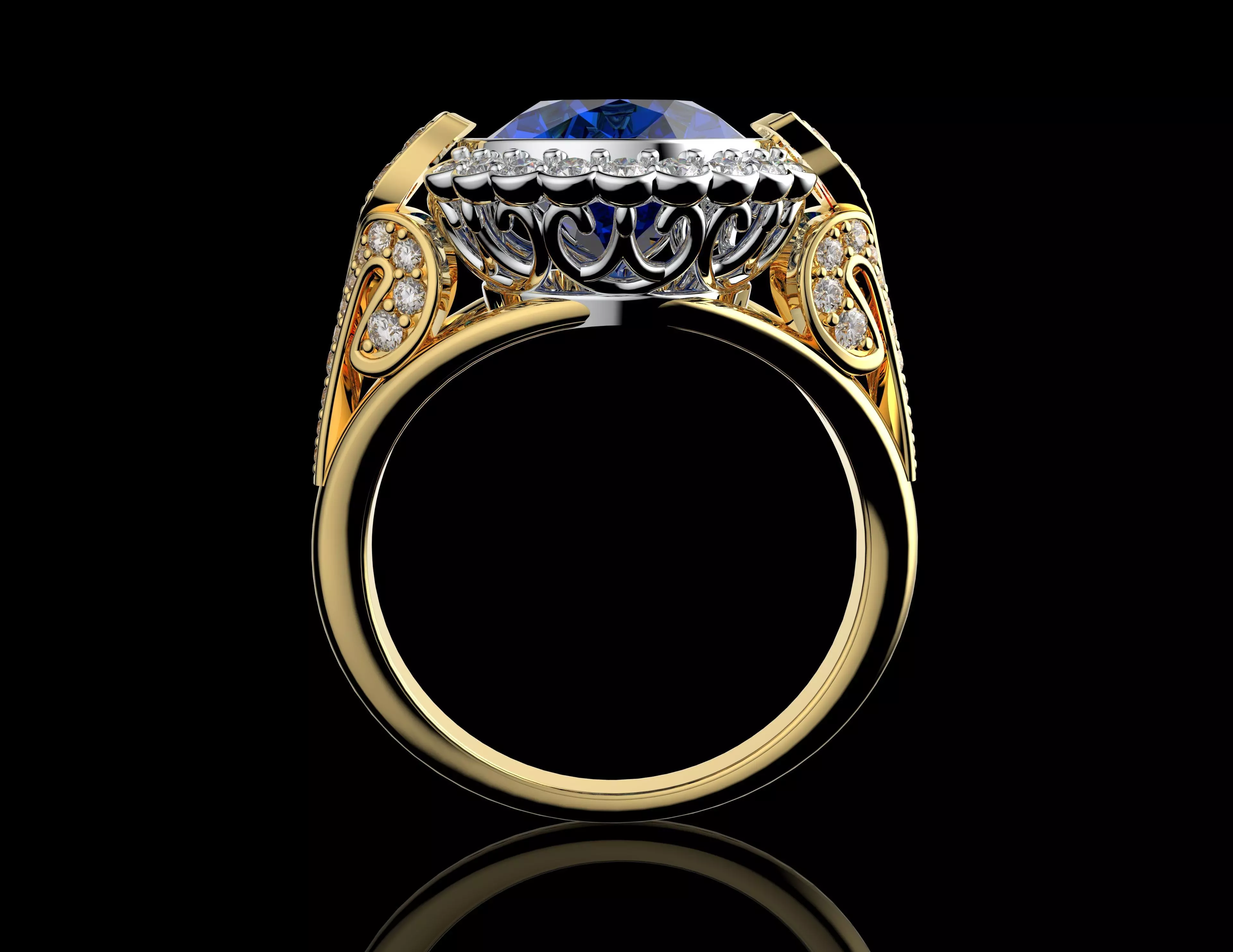 Gold N1518 3D print model_3