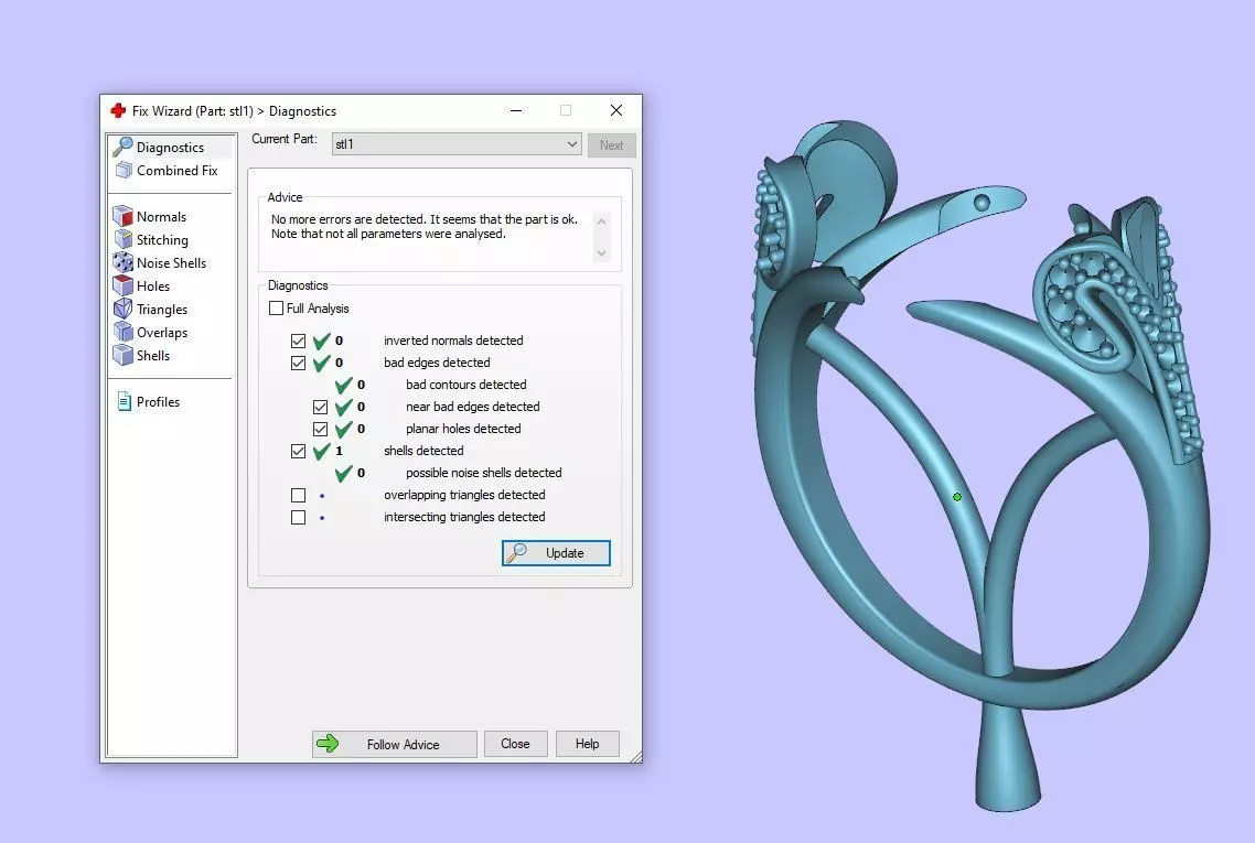 Gold N1518 3D print model_9