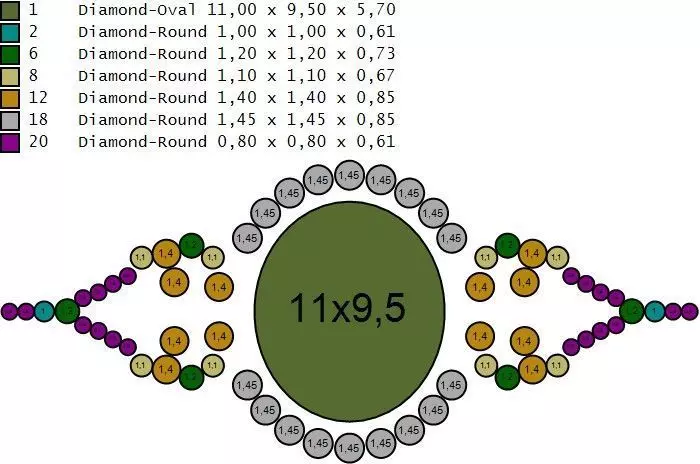 Gold N1518 3D print model_8