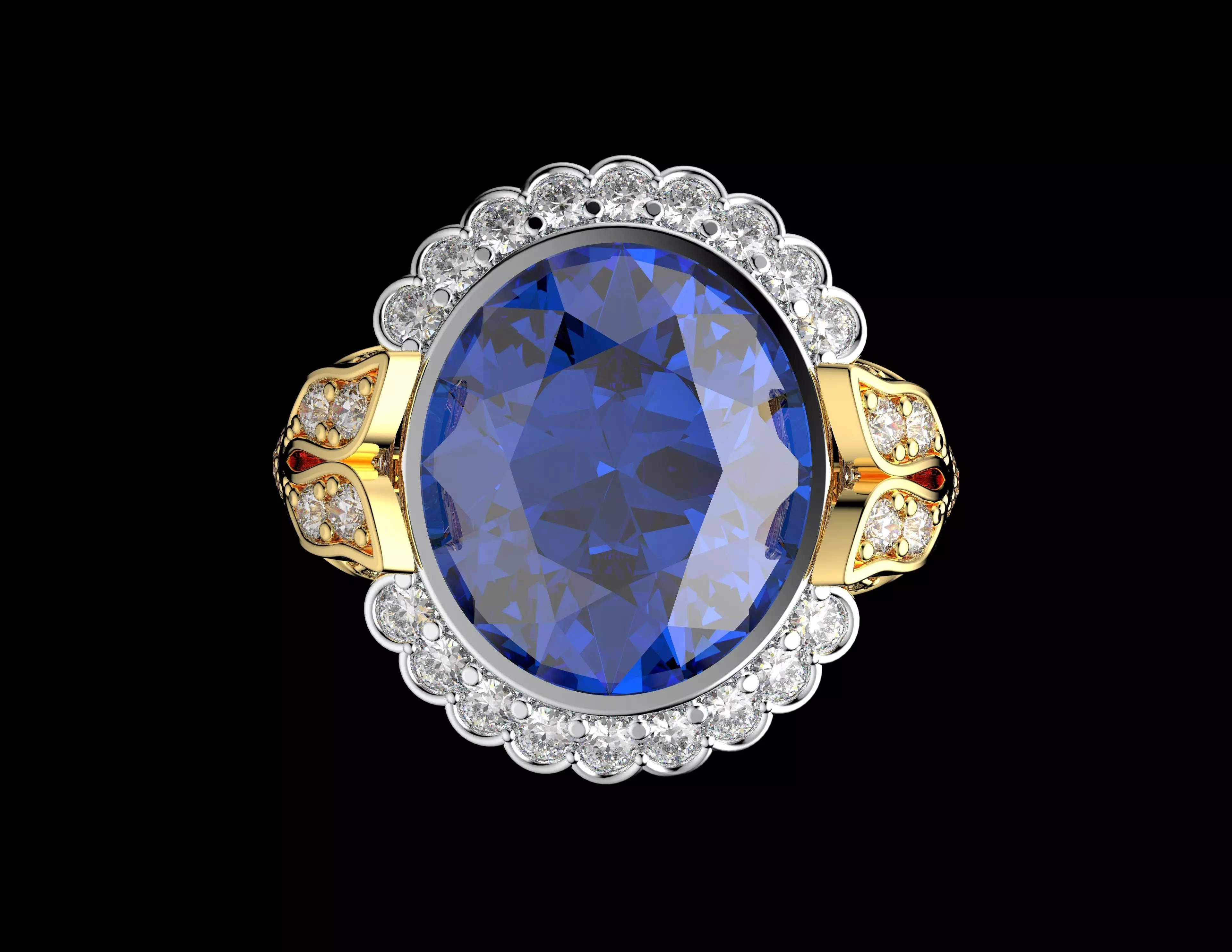 Gold N1518 3D print model_1