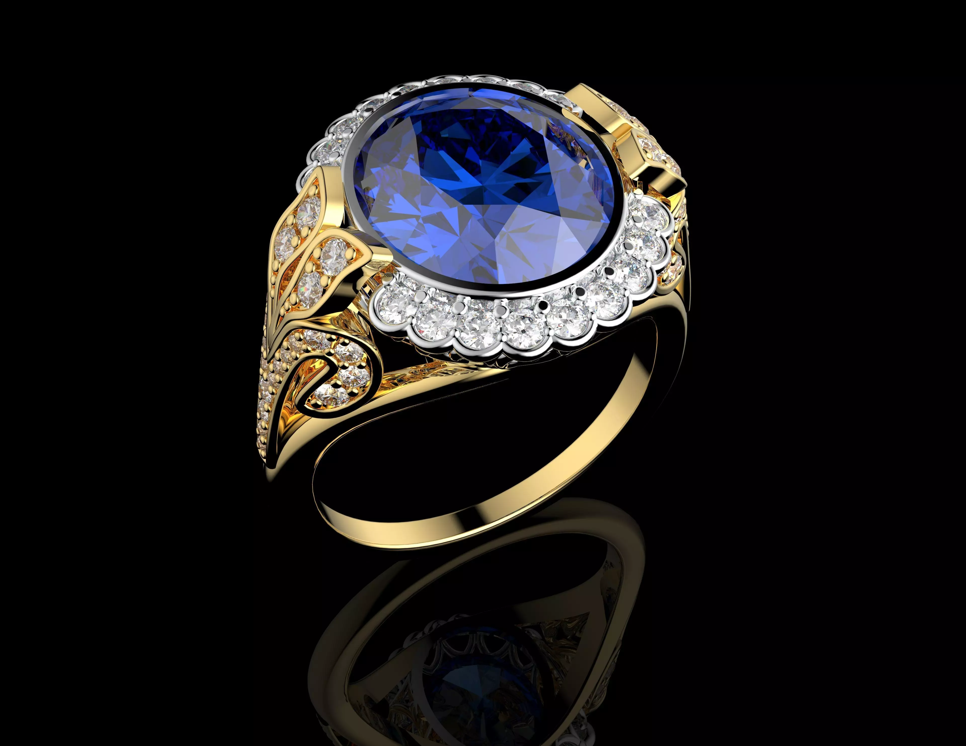 Gold N1518 3D print model_2