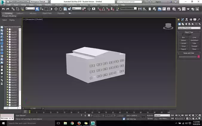 Simple Building Free 3D print model