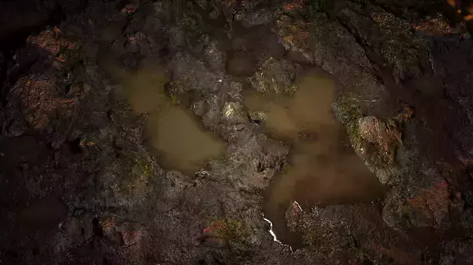 Muddy Pool 8K PBR Texture