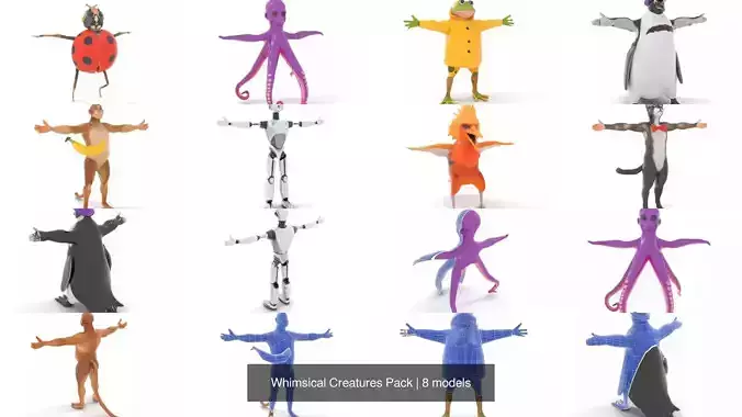 Whimsical Creatures Pack