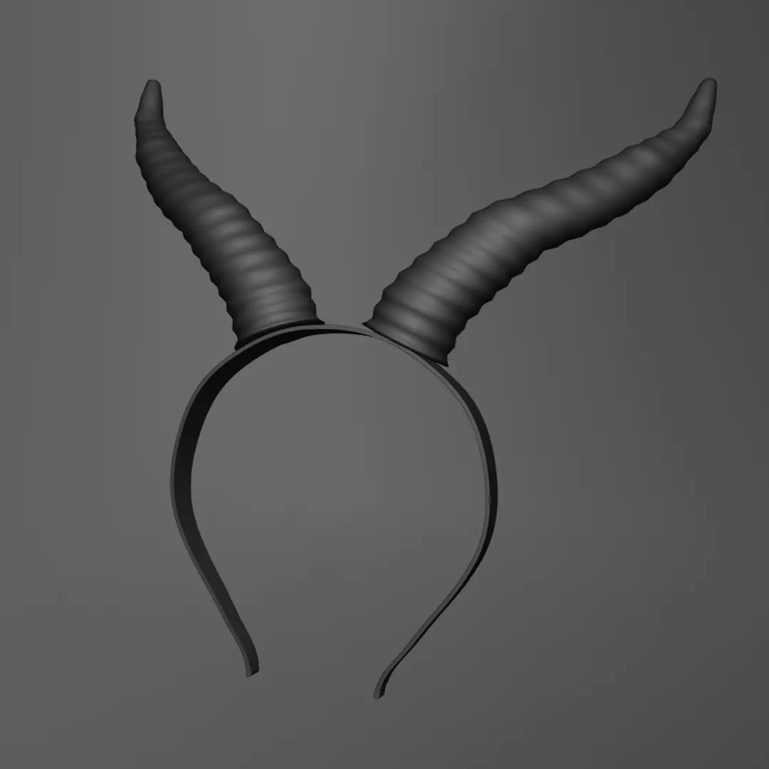 Gazzelle Horn Headband - Shakira - Zootopia - Halloween Costume 3D print model_10