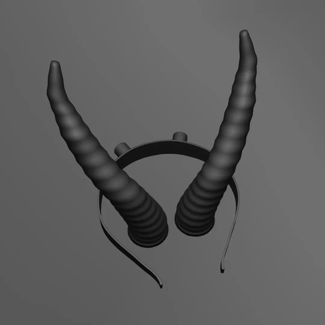 Gazzelle Horn Headband - Shakira - Zootopia - Halloween Costume 3D print model_11