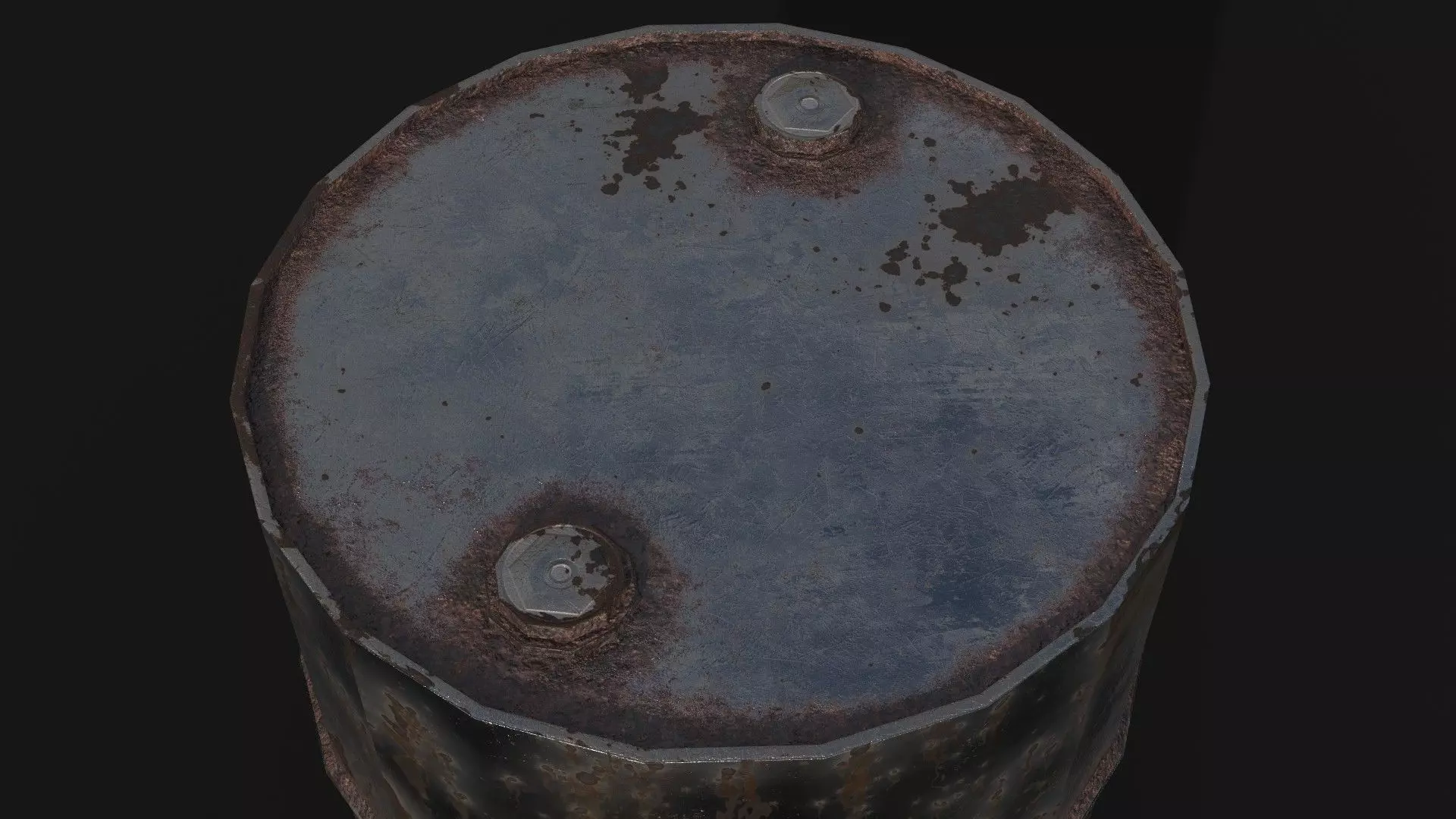 Barrel - Low Poly  Low-poly 3D model_3