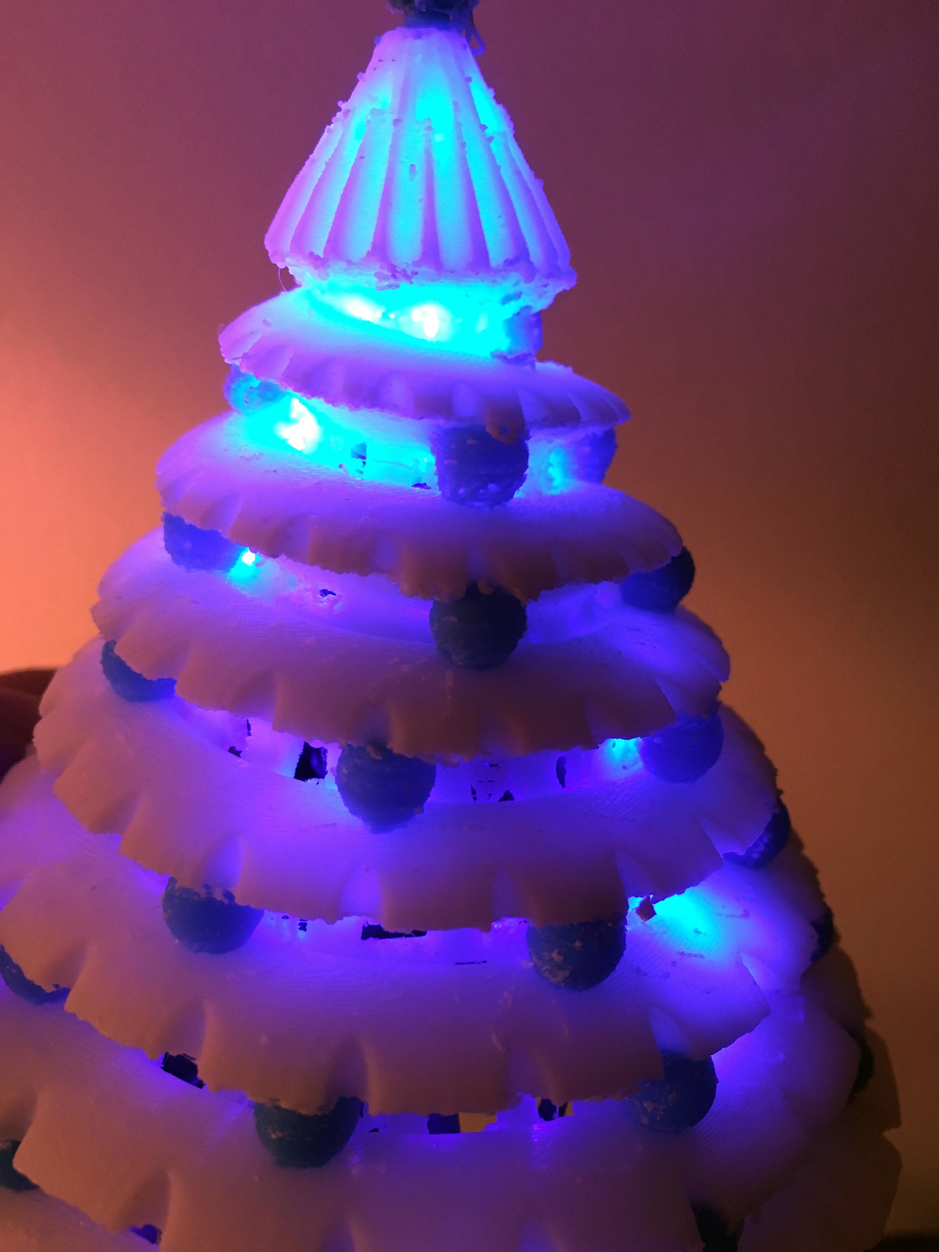 Christmas Tree Spiral - duel color 3D print model_2