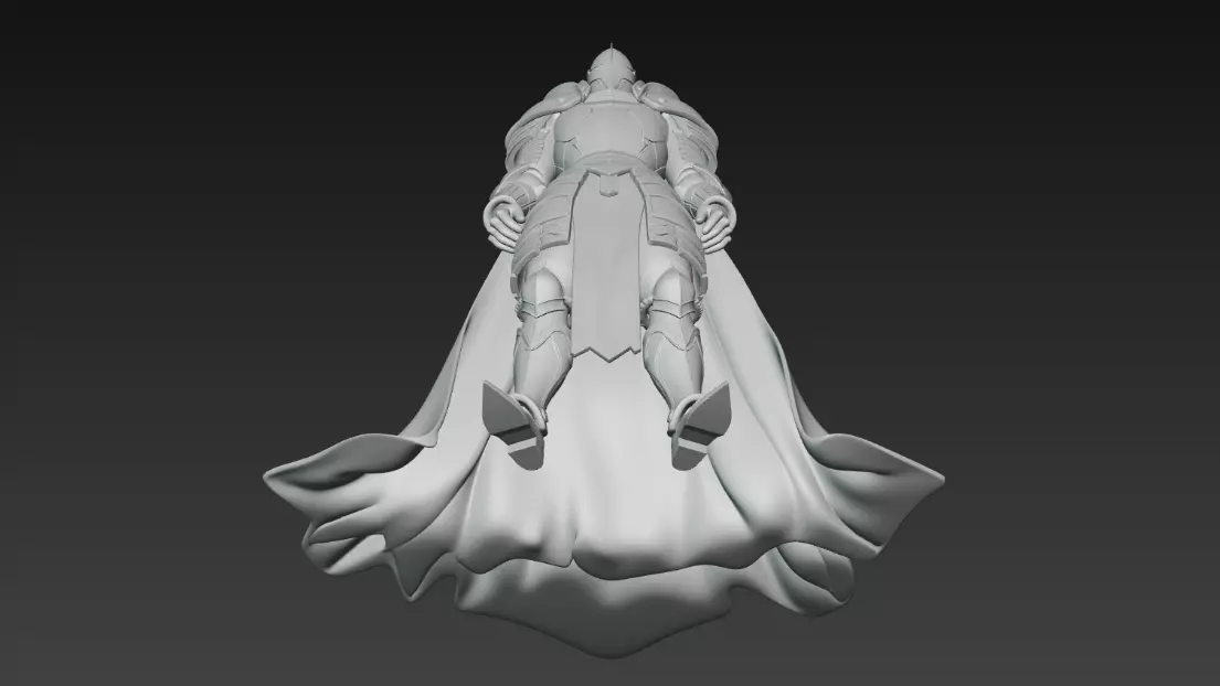 Dark Paladin - Highpoly Dark Fantasy Knight 3D Character  3D model_18