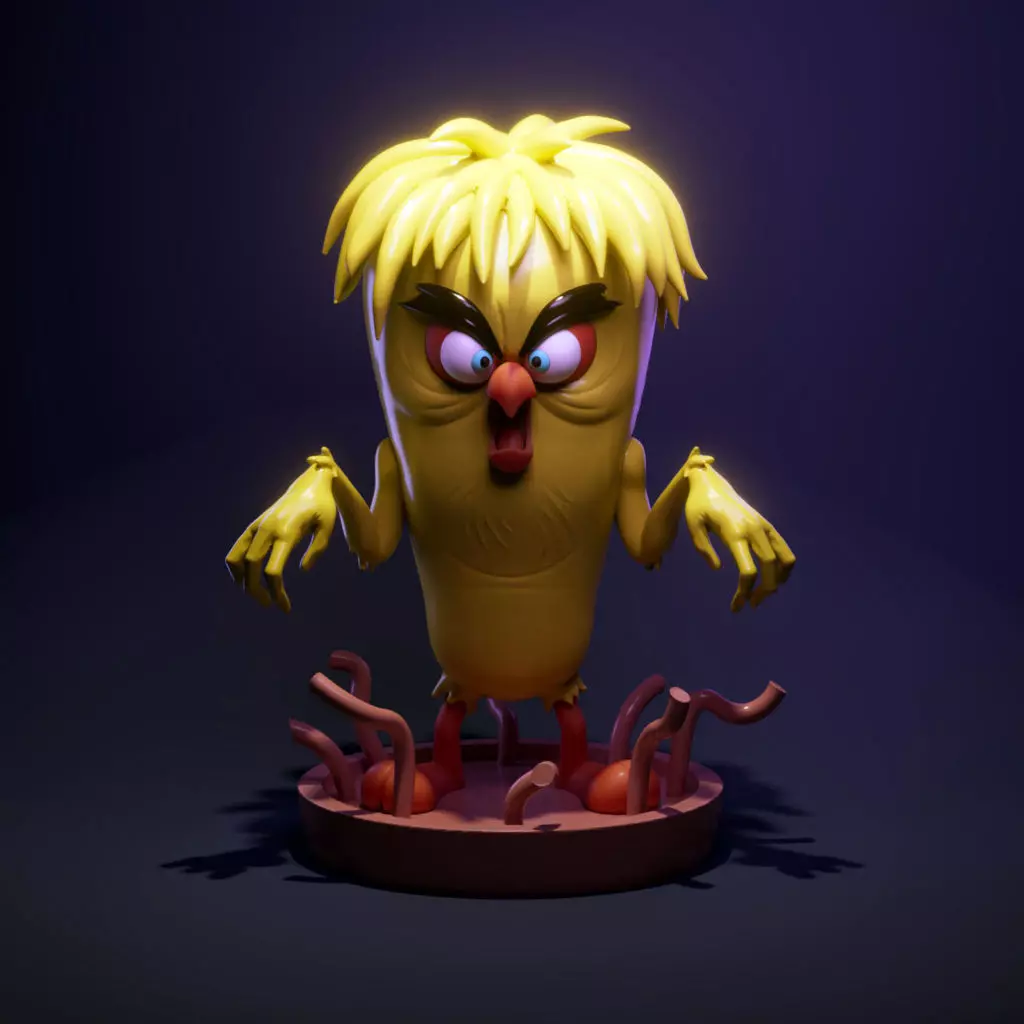 Monster Tweety - Looney Tunes 3D print model_0